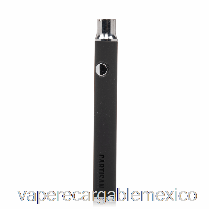 Vape Recargable Botón Carisano Vv 350 510 Batería Negro